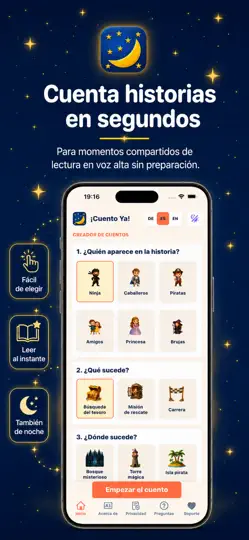 Captura de pantalla de Cuentolino en iPhone 3