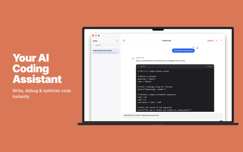 #4. SharkCode: Codex & Claude Code (macOS) Göre: ALI Furqan