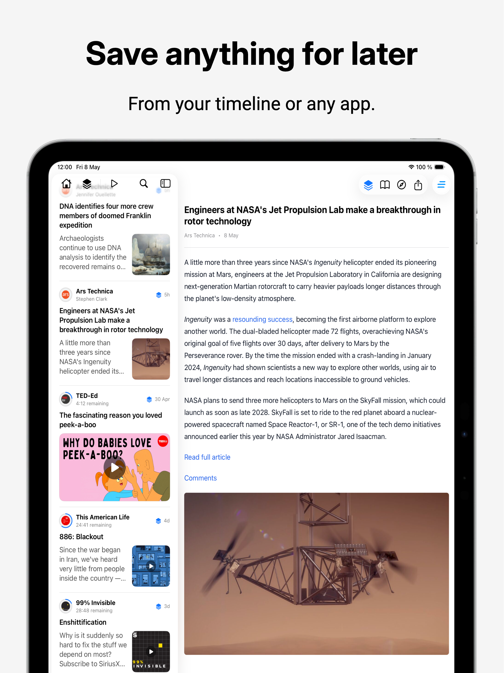 Flat RSS screenshot 8