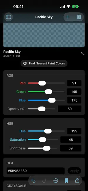 myColors - Cloud Color Picker screenshot 1