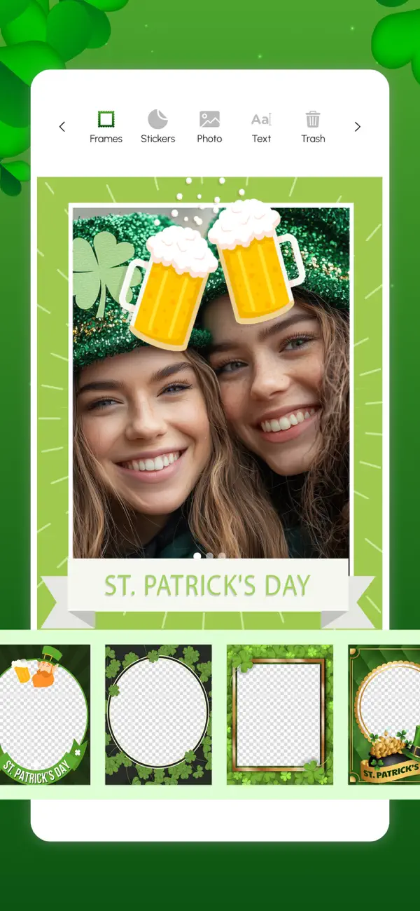 Screenshot #1 pour Cadres avec la Saint Patrick