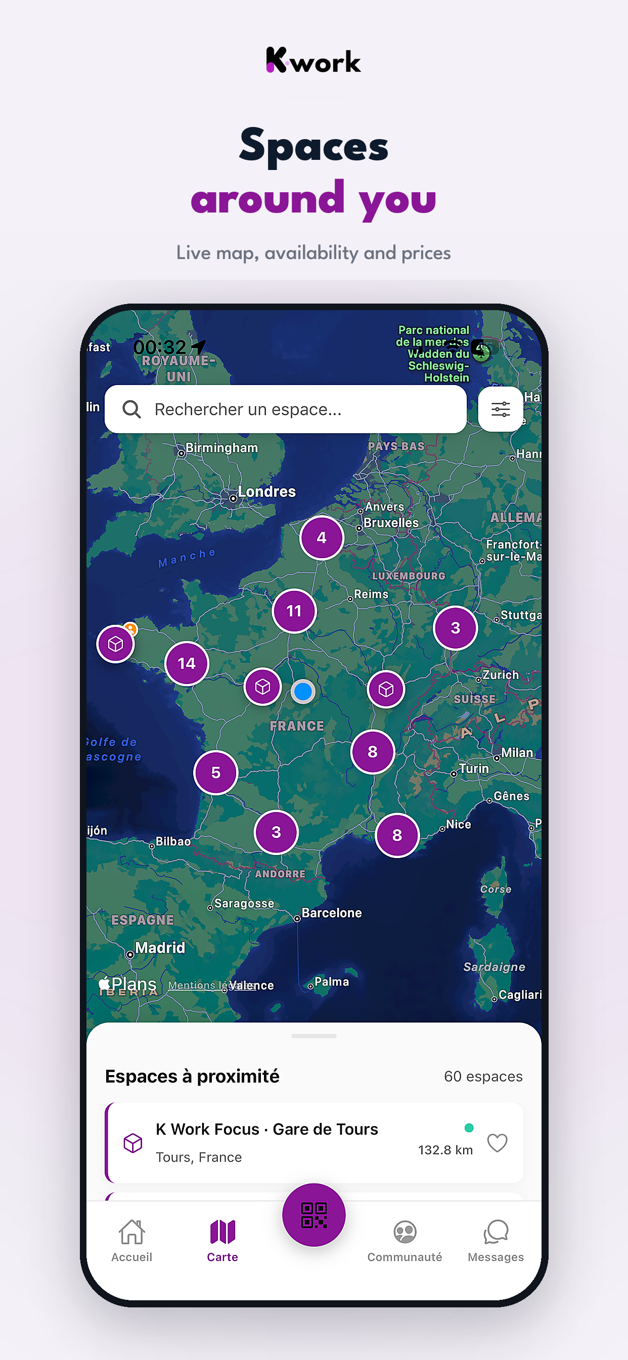 K-work: Book Your Workspace screenshot 2