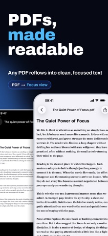 Focus Reader: Read Faster Screenshot 2 of 3