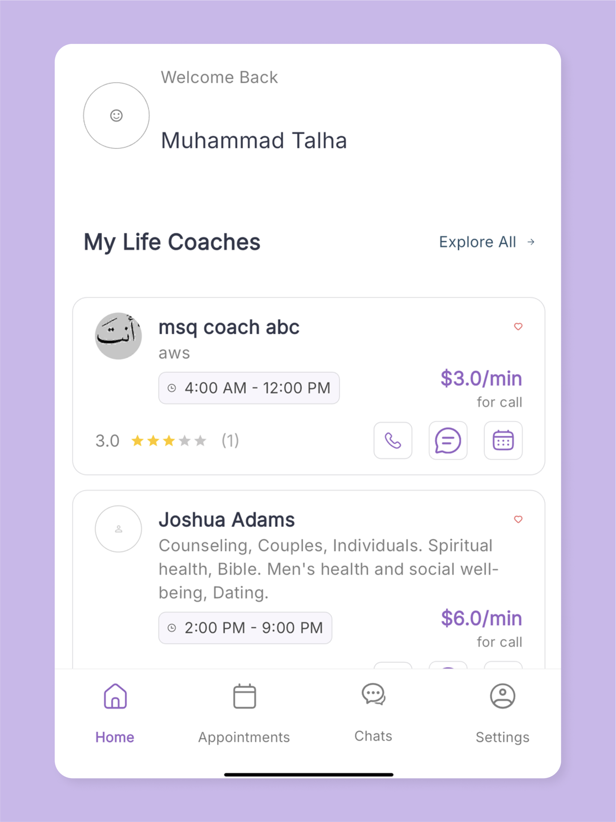 Be My Life Coach