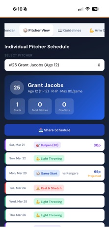 Pitch Planner Pro Screenshot 5 of 7