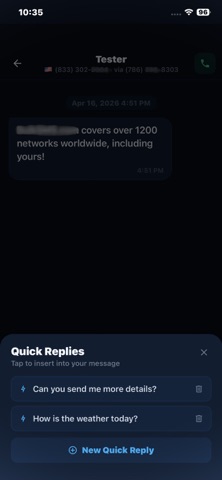 WowText: Second Phone Number Screenshot 2 of 10