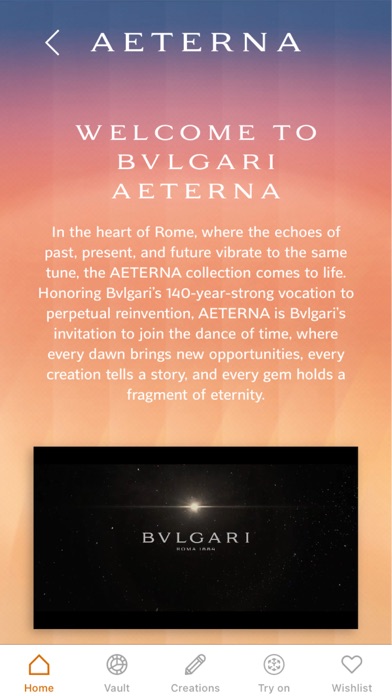 Bvlgari Creations Screenshot