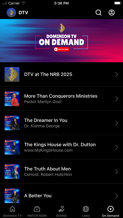 Dominion TV Screenshot