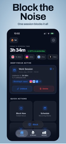 Unplugged - App Blocker, Focus Screenshot 3 of 8