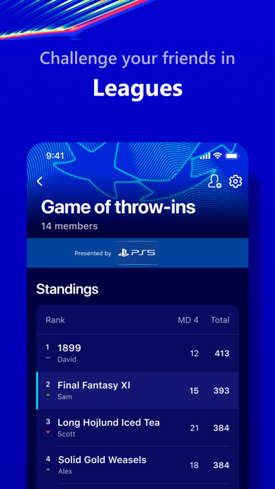 UEFA Gaming: Fantasy Football Screenshot