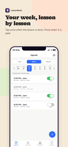 LessonBook: Tutor Planner Screenshot 1 of 6