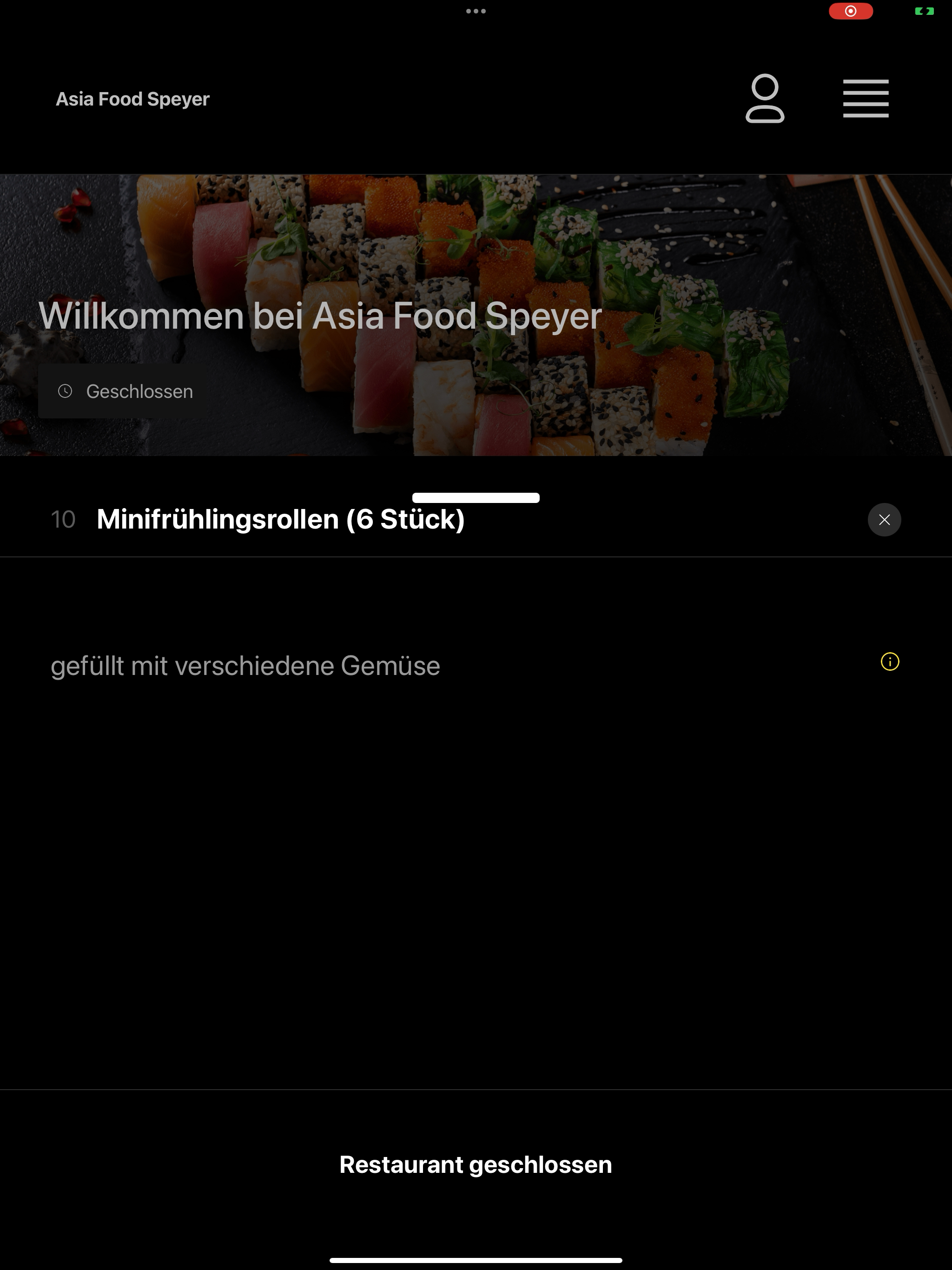 Asia Food Speyer screenshot 14