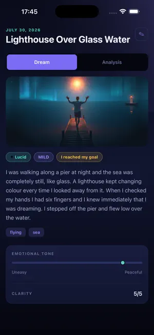 Somnia: Lucid Dream Journal screenshot 3