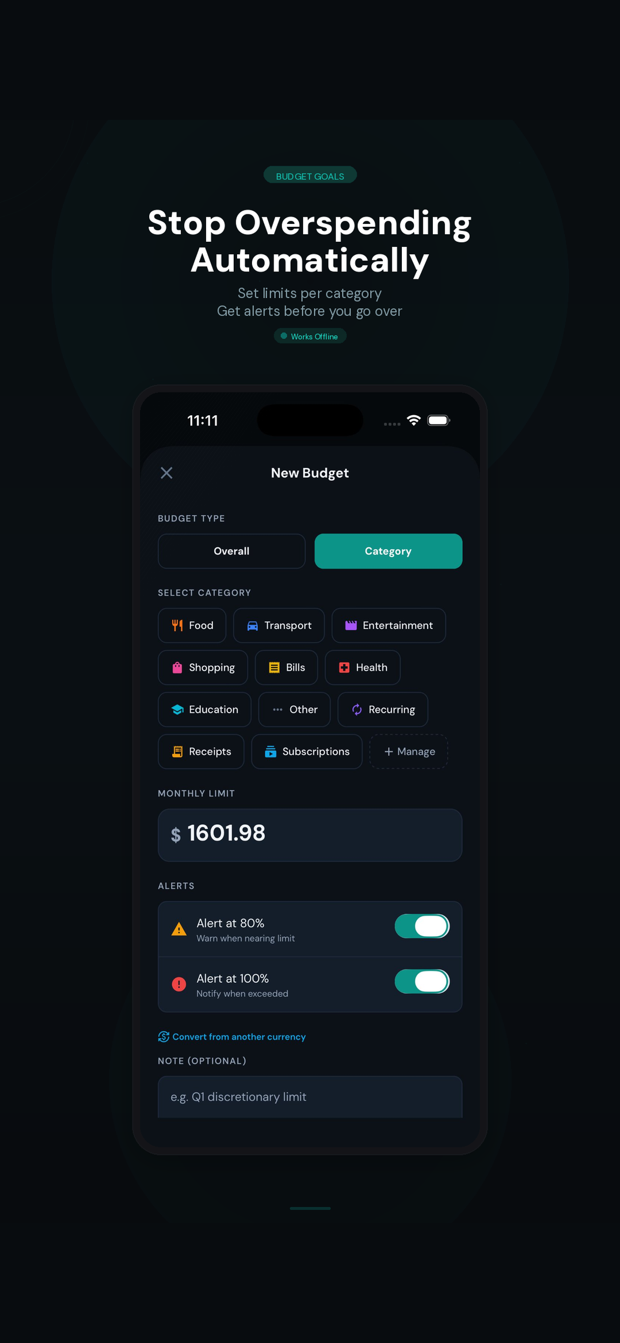 Spent: Expense Tracker