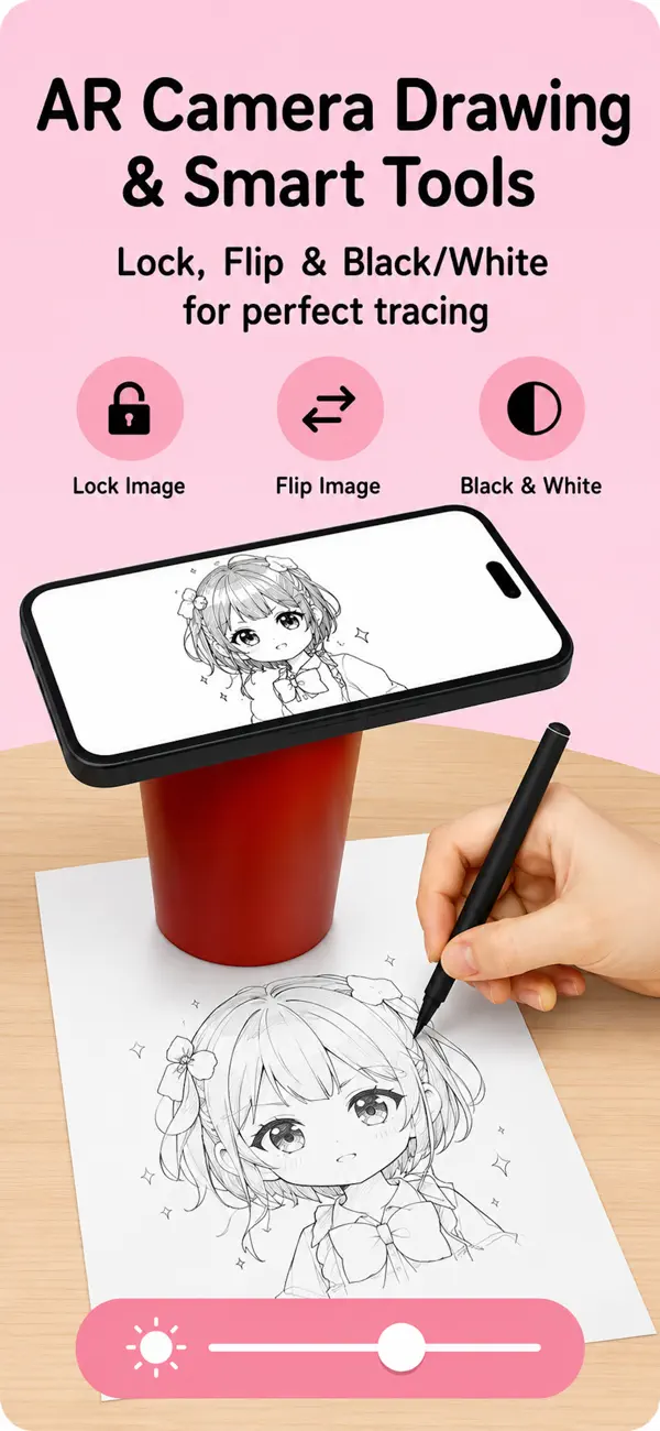 Screenshot #3 pour AR Drawing: Draw Kawaii