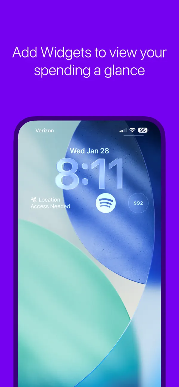 #3. SpendWidget (iOS) Podle: Michael Sullivan