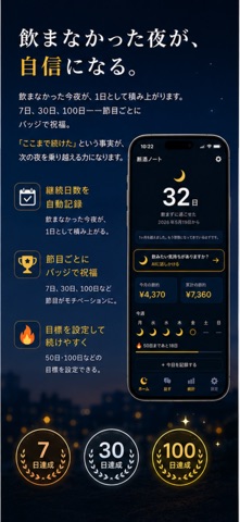 断酒ノート - AIと話せる断酒・禁酒 screenshot