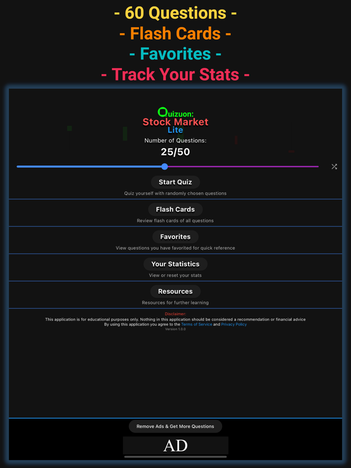 Quizuon Stock Market - Lite