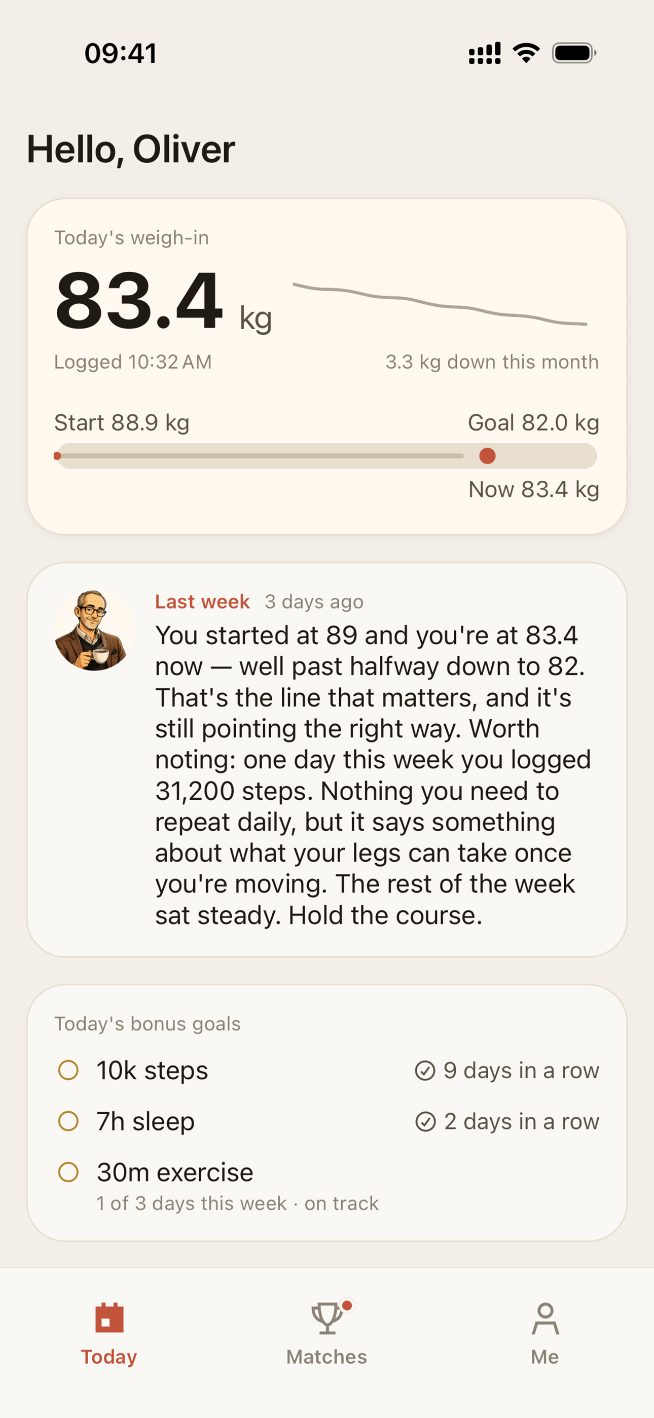 DropMatch: Weight Loss Partner screenshot 3