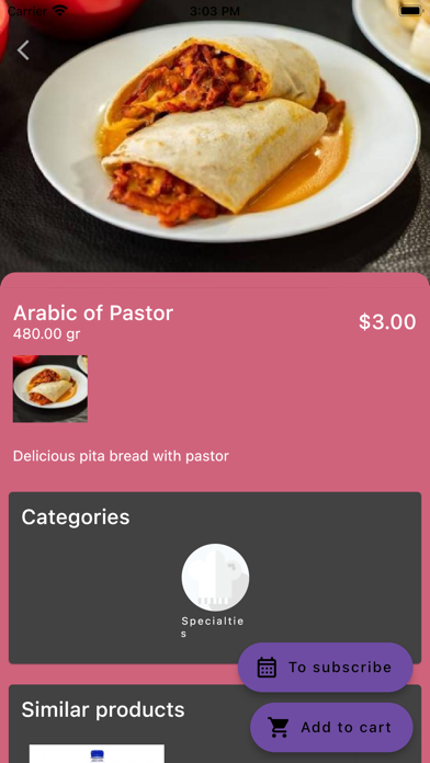 Screenshot 4 of Grab Tacos App