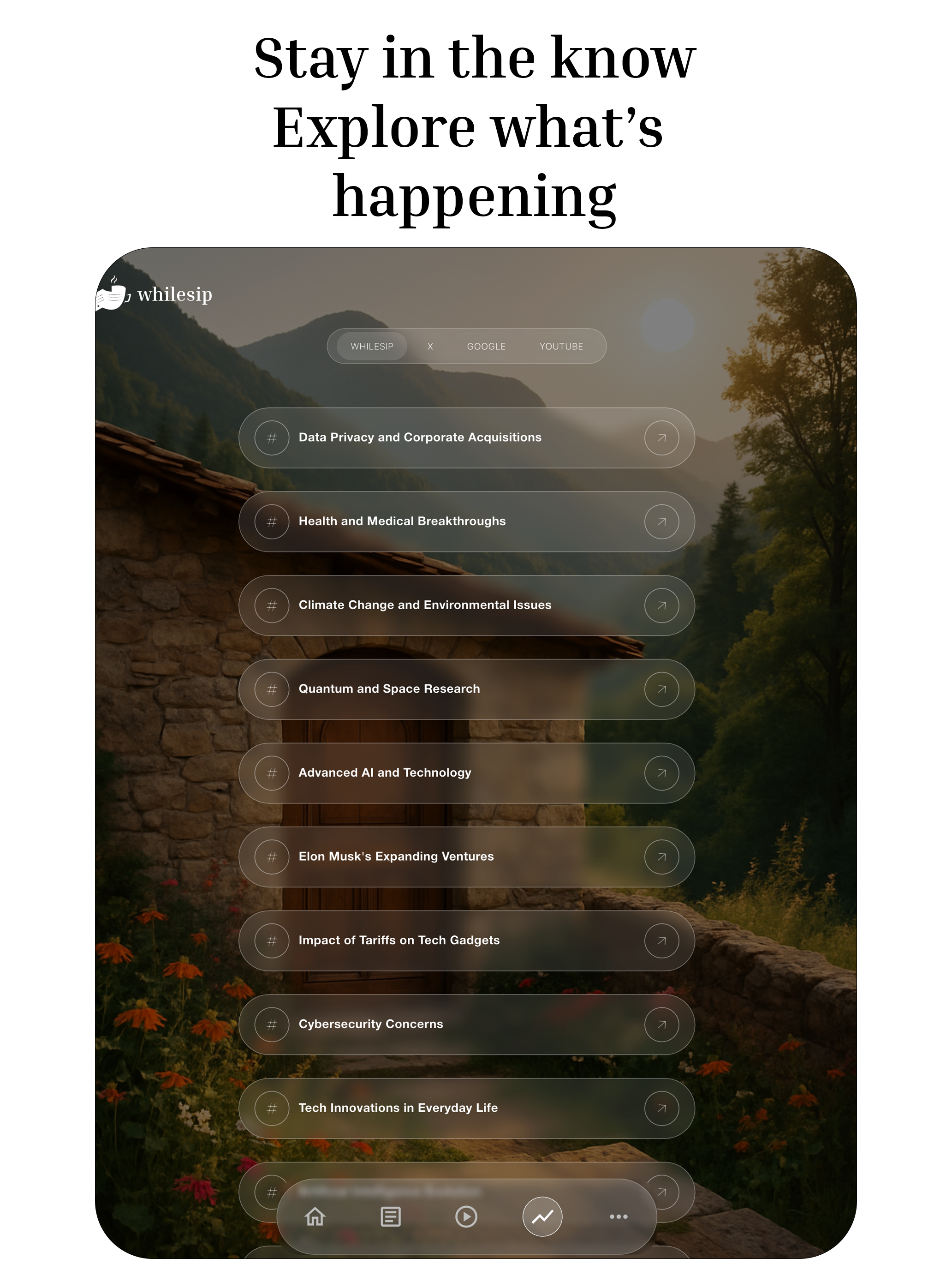 WhileSip: AI News Summaries screenshot 13