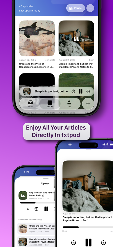 txtpod: Articles to Podcast screenshot 7