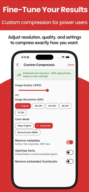 Compress PDF - PDF Compressor screenshot 3