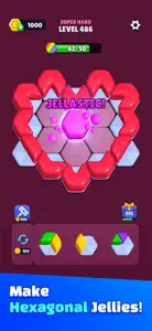 Jelly Sort Hexa: 3D Puzzle screenshot #3 for iPhone