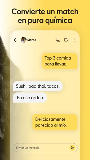 Captura de pantalla de Bumble: Chat. Ligar. Citas en iPhone 5