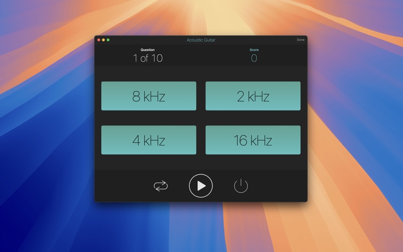 Screenshot #1 pour Quiztones : Formation Auditive