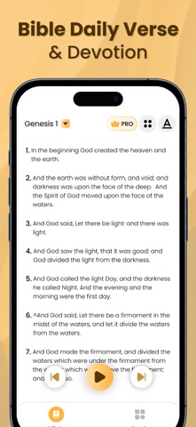Bible Daily Verse & Devotion iPhone screenshot