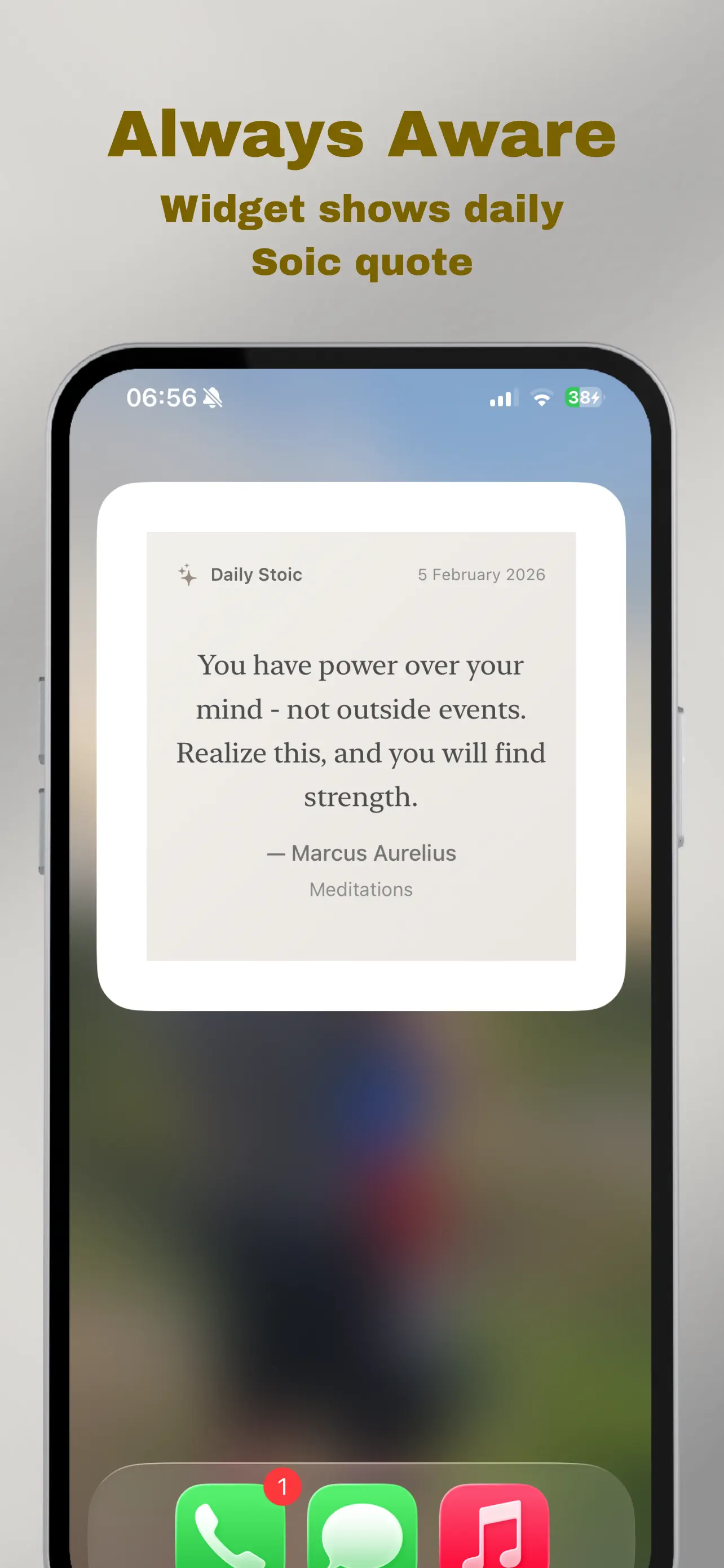 #5. Stoic Wisdoms - Daily Quotes (iOS) De: Wes Thomson