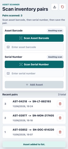 Asset Scanner screenshot