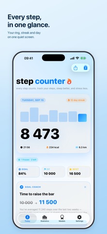Pedometer: Steps & Walking Screenshot 1 of 9