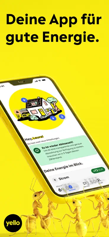 Yello App – Dein Energie-Check screenshot 1 of 7