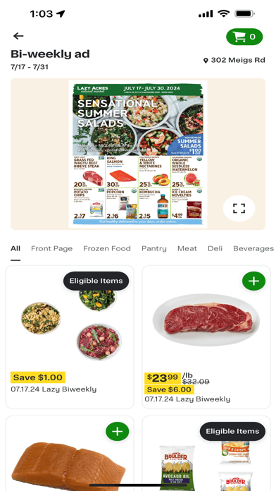 Lazy Acres Natural Market Screenshot