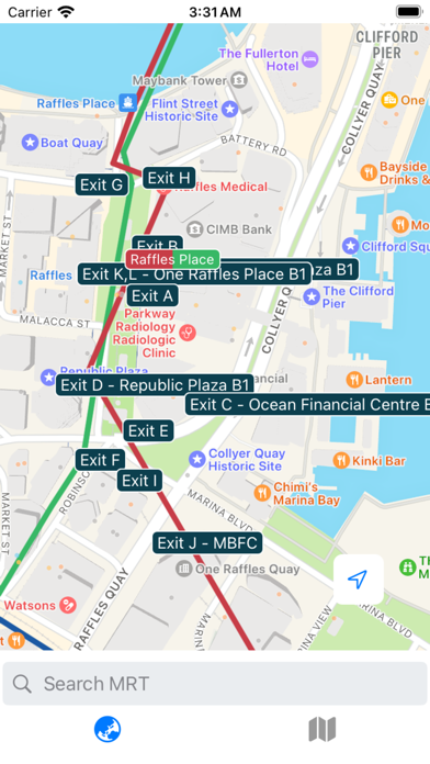 MRT Map Screenshot