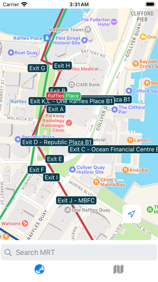 #2. MRT Map (iOS) 由: 33 YAGA PTE. LTD.