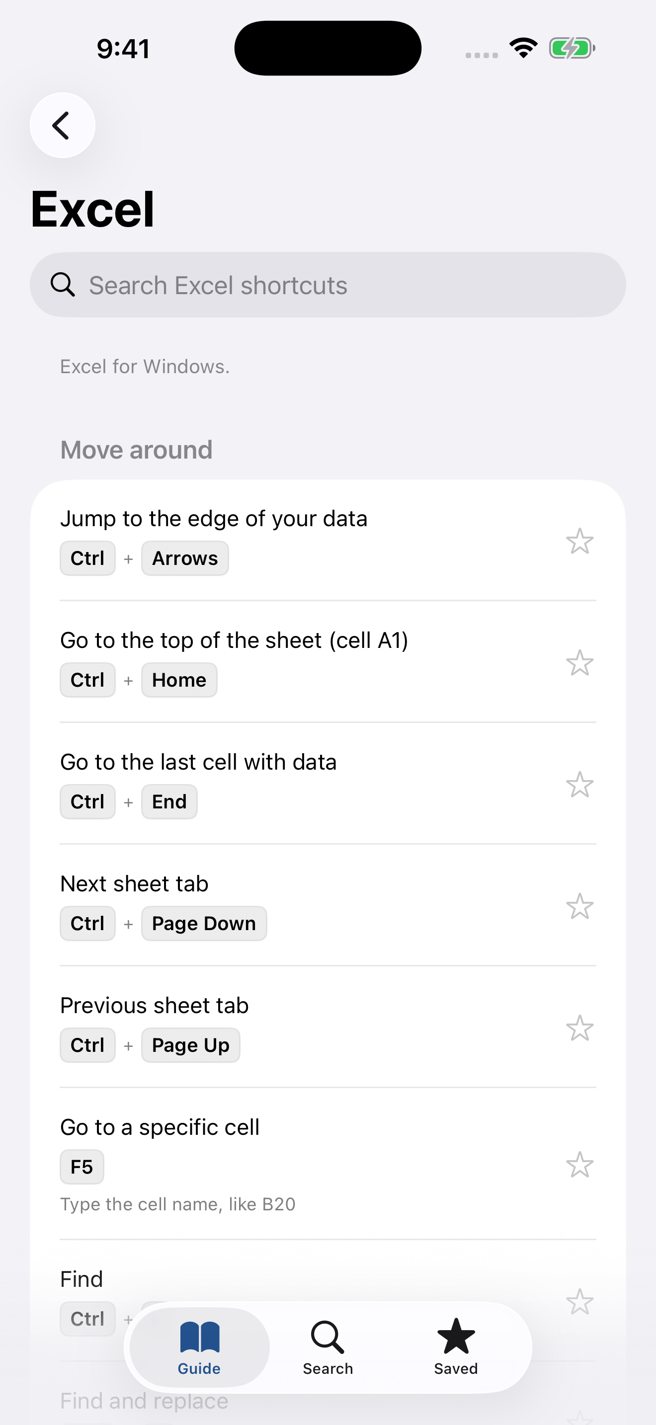 KeyGuide screenshot 2