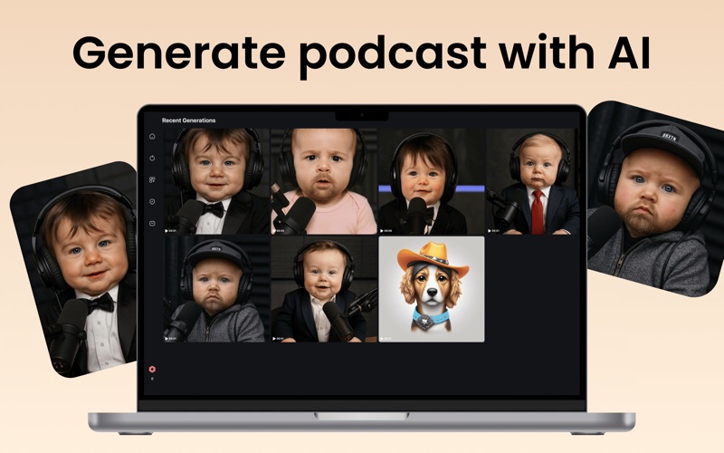 Babycast - AI Video Generator screenshot