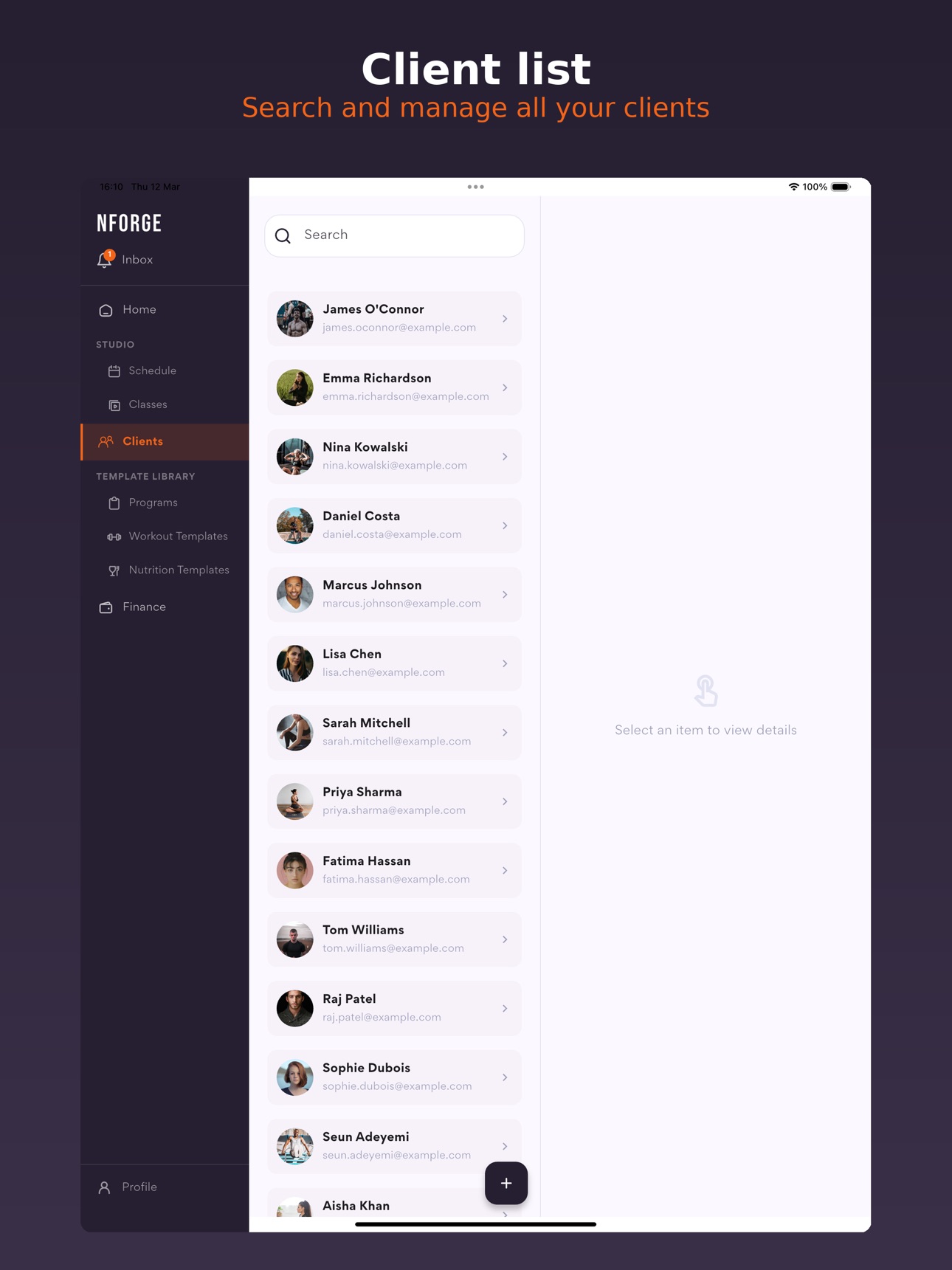 Screenshot 11 of NForge: Personal Trainer App