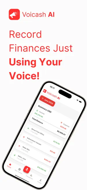 Voicash Simpler Budget Tracker screenshot 1