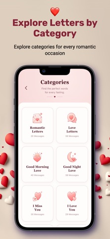 Love Letters & Messages iPhone screenshot