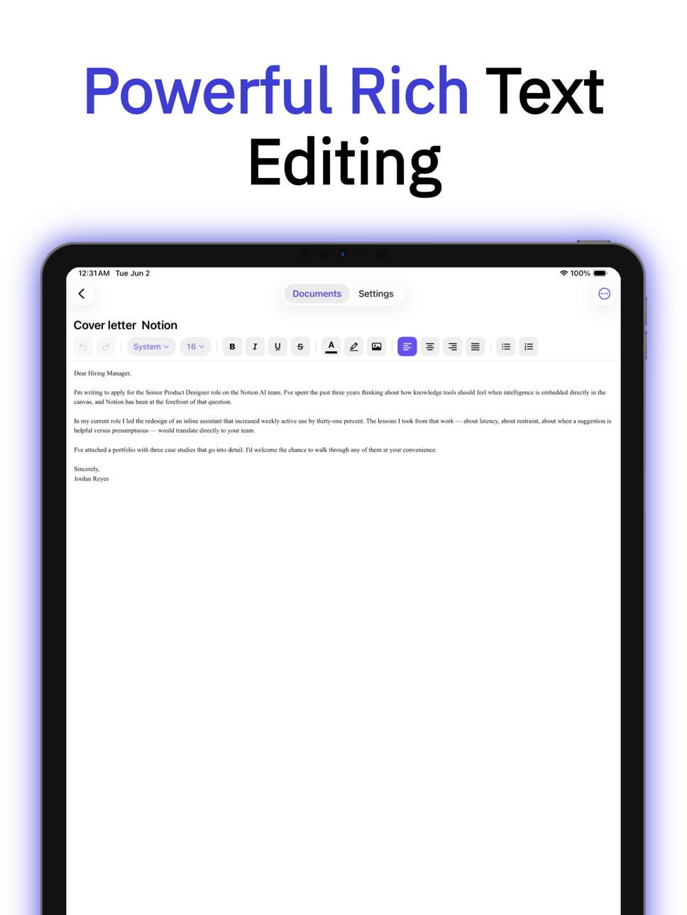 iPad screenshot