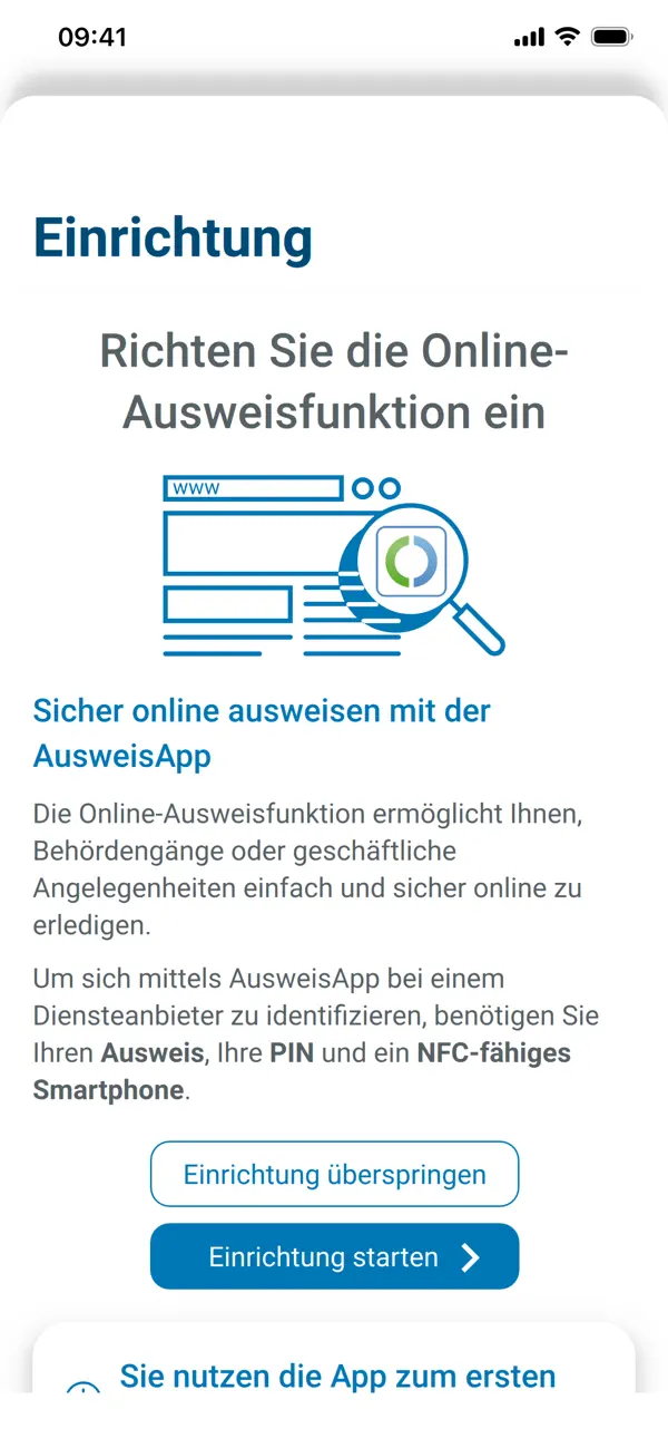Screenshot #1 pour AusweisApp Bund