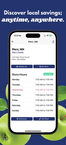 Pierz Foods iPhone screenshot