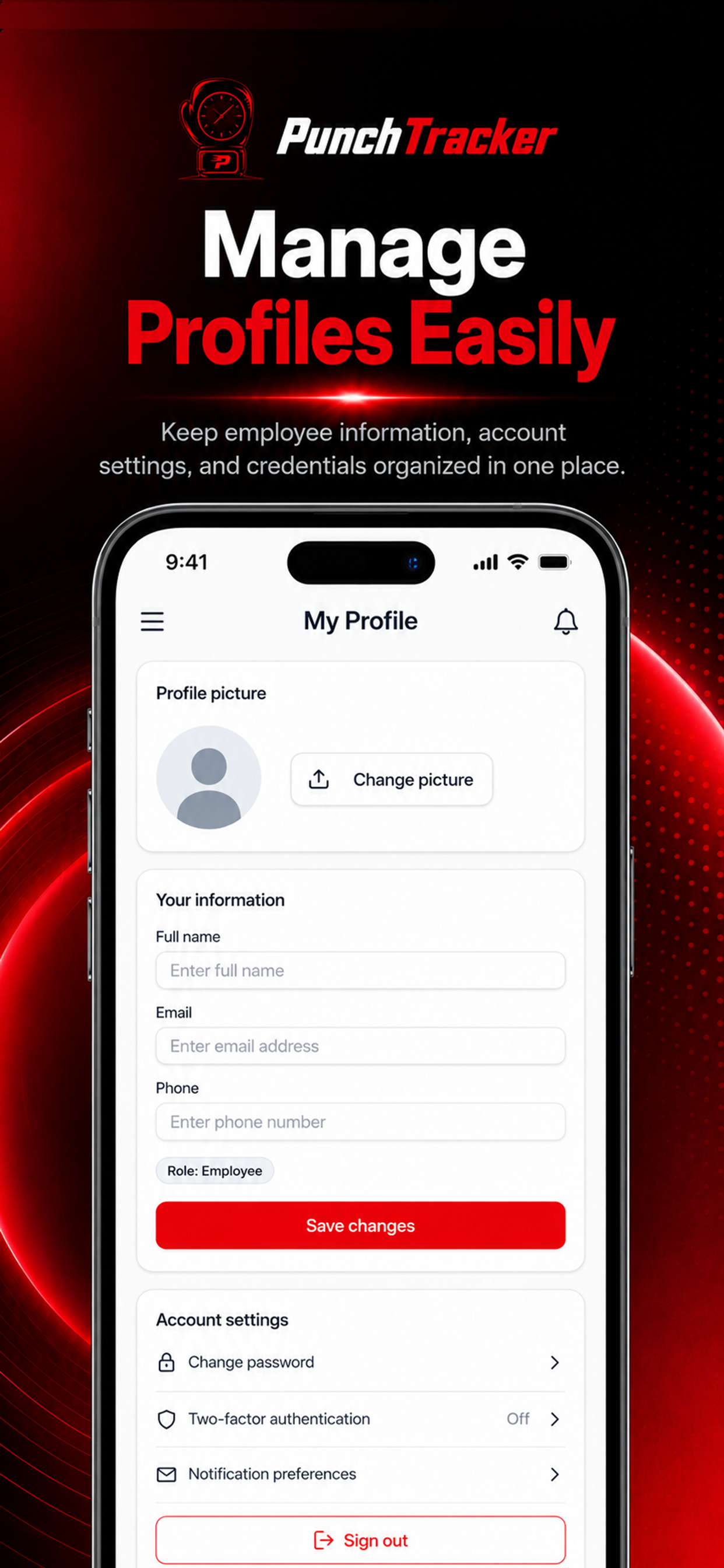 PunchTracker App screenshot 5