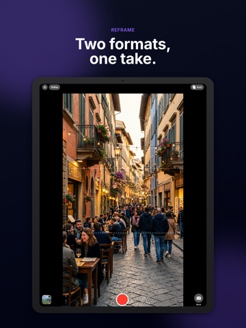Dual Camera Recorder: Duovid iPad screenshot