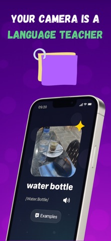 language learning AI: snapword iPhone screenshot