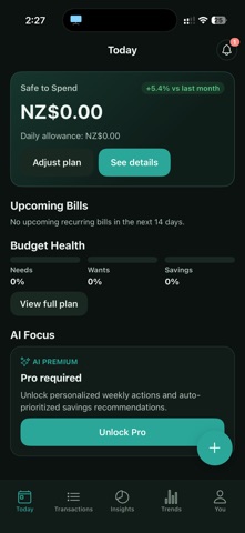 ZentroAI - Budget Tracker screenshot